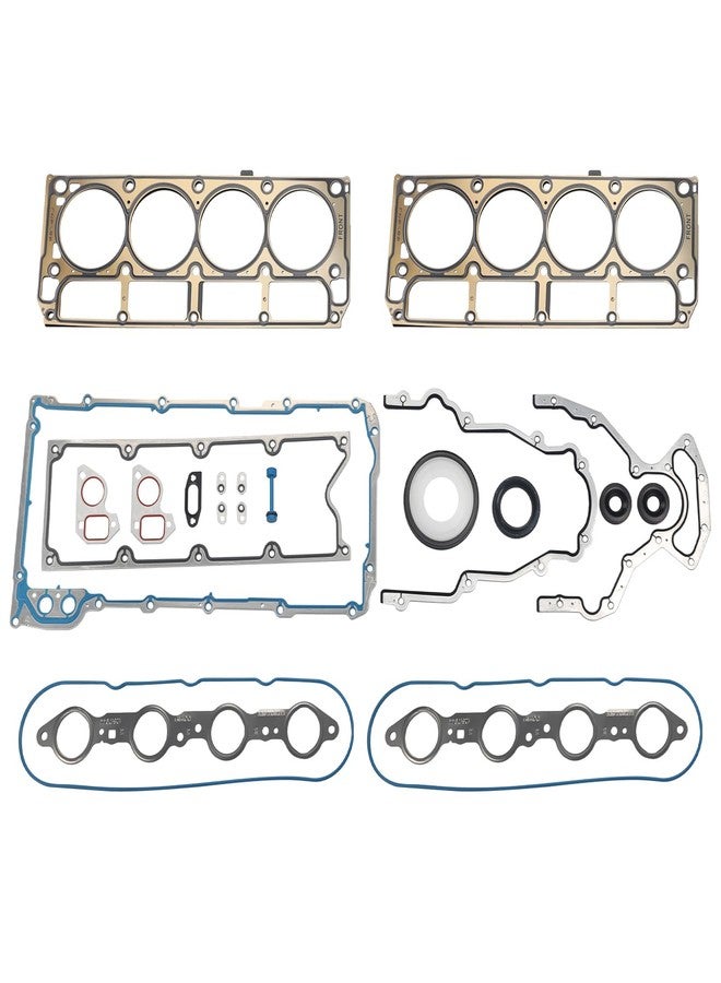ZONFANT GEN 3 III New LS Gasket Set Kit and LS9 Head Gaskets Compatible with Chevy GMC Vehicle Silverado Sierra LS1 LS6 LQ4 LQ9 4.8L 5.3L 5.7L 6.0L LS Engine Gasket Kit, Replace#12551933 12558178 12611384 - Image 1